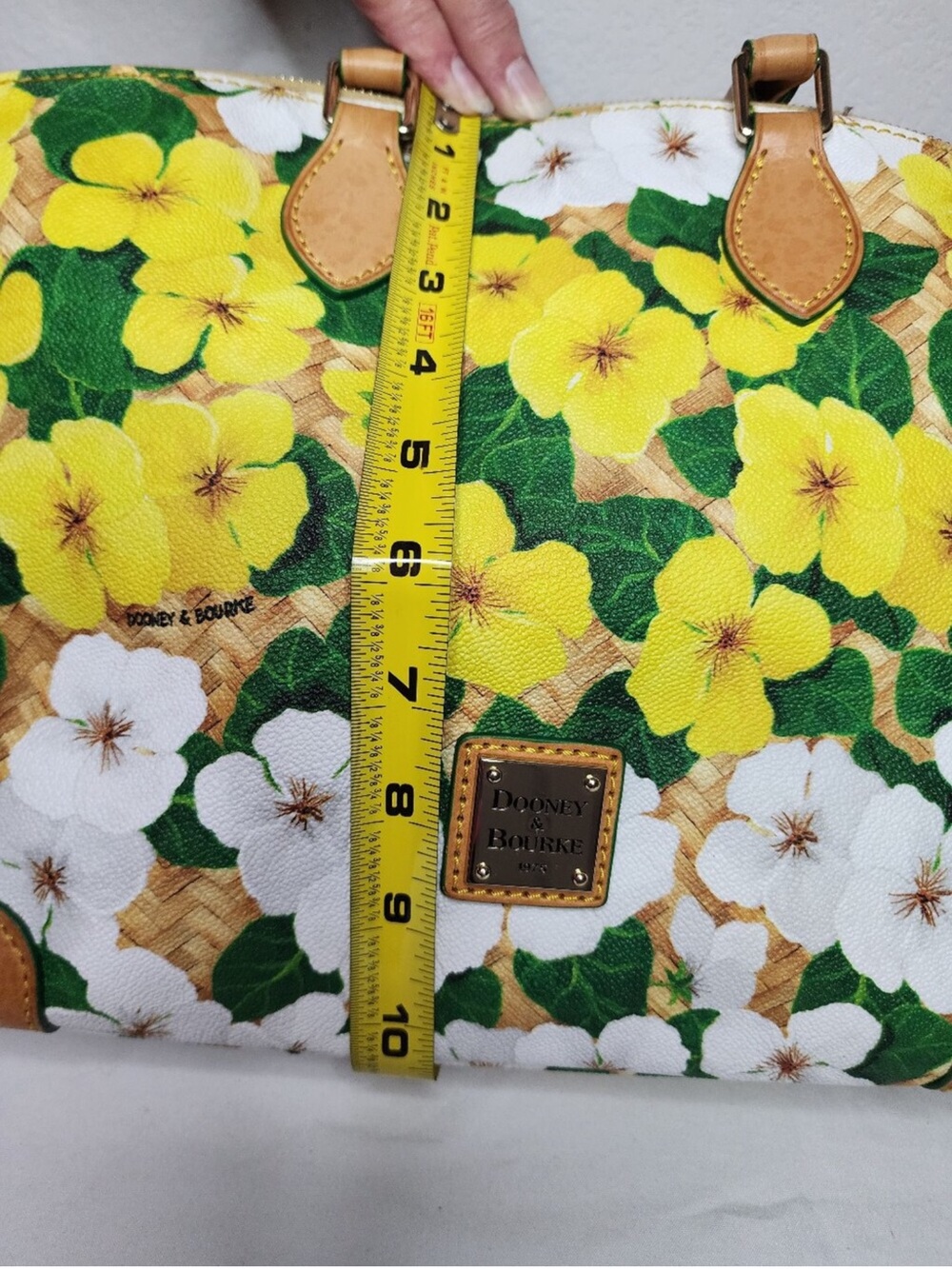 Dooney & Bourke floral domed satchel - Picture 8 of 17